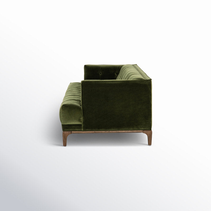 Handcrafted teak wood living room sofa
