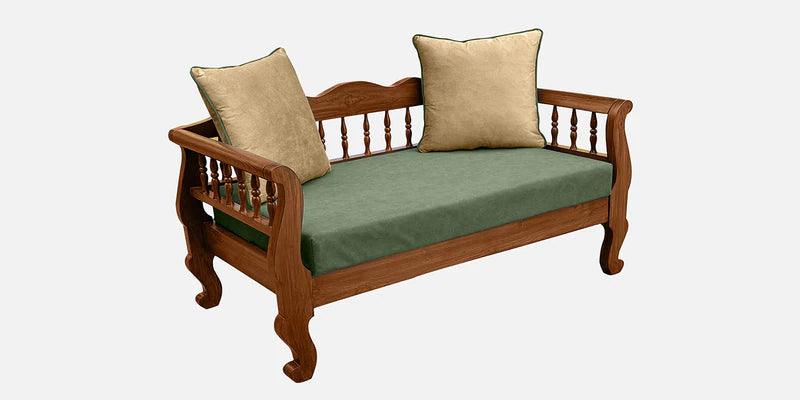 Wooden two seater sofa for living room