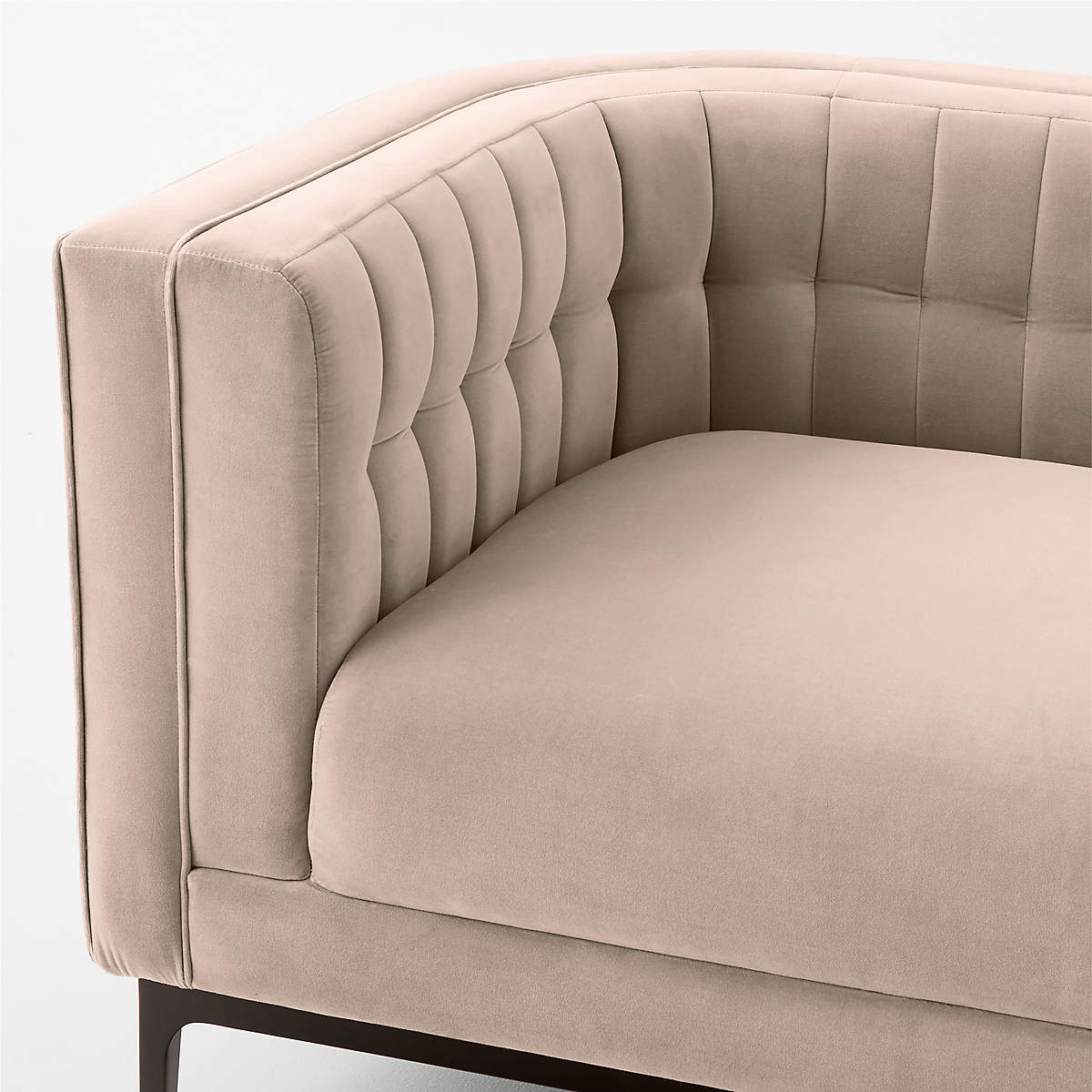 Luxury cream fabric sofa with teak wood structure