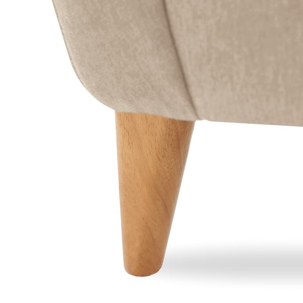 Modern living room lounge chair in teak wood