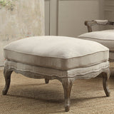 Handcrafted French Ottoman Footstool