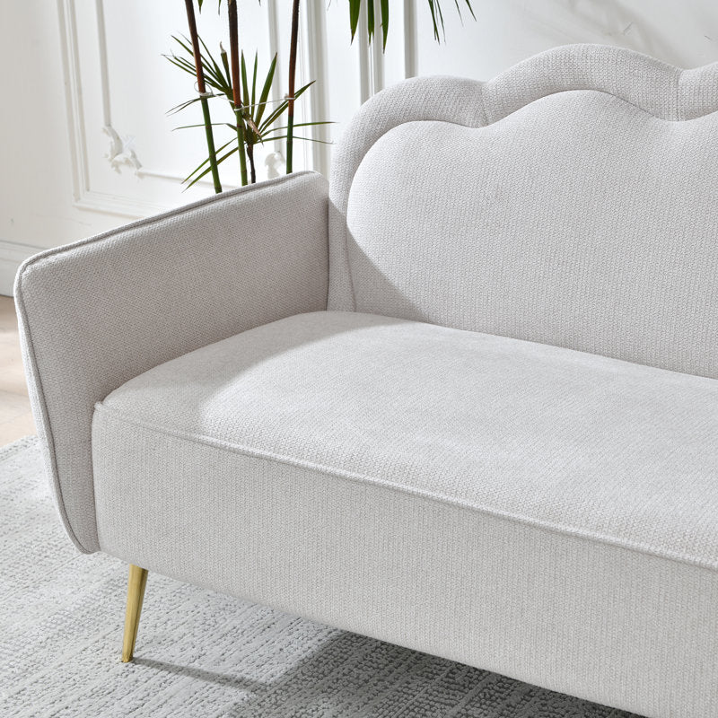 Modern luxury living room furniture teak wood sofa