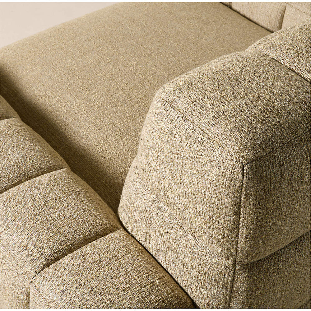 Modern upholstered armchair for luxury interiors