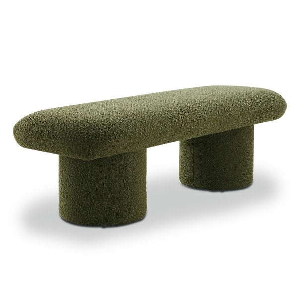 modern sculptural bench for living room