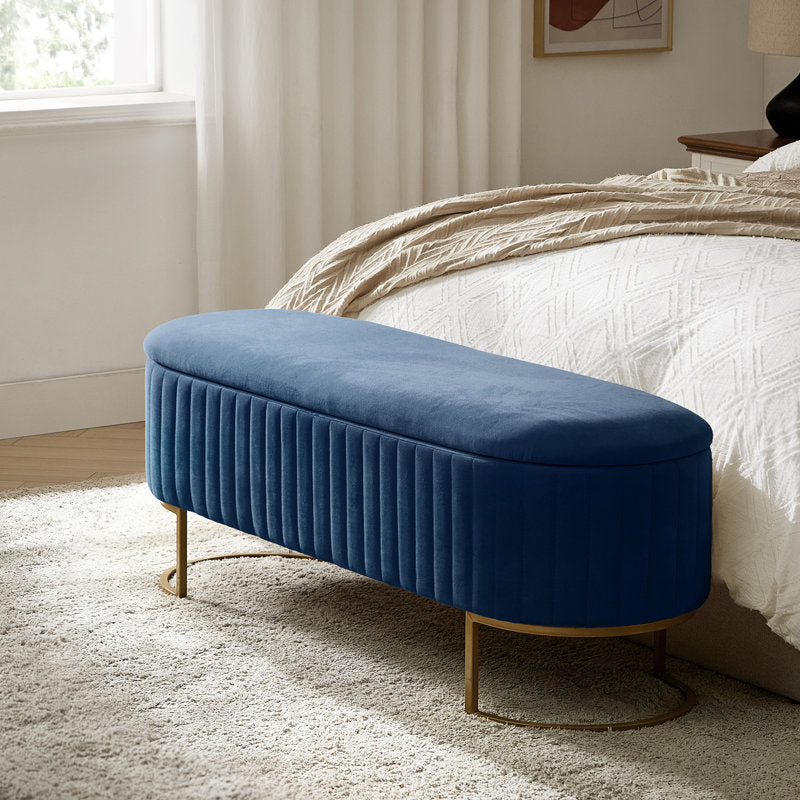Premium teak wood storage bench for modern interiors