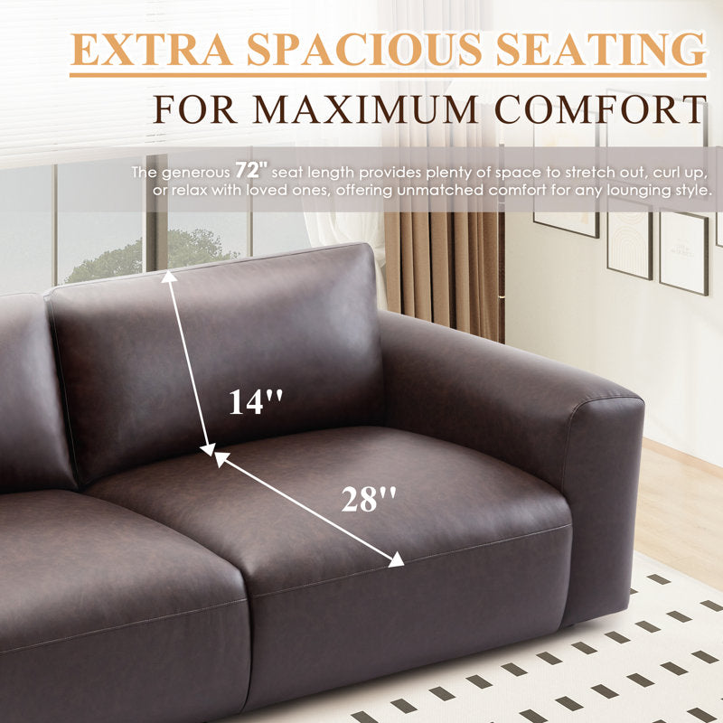 Elegant teak wood sofa for modern interiors