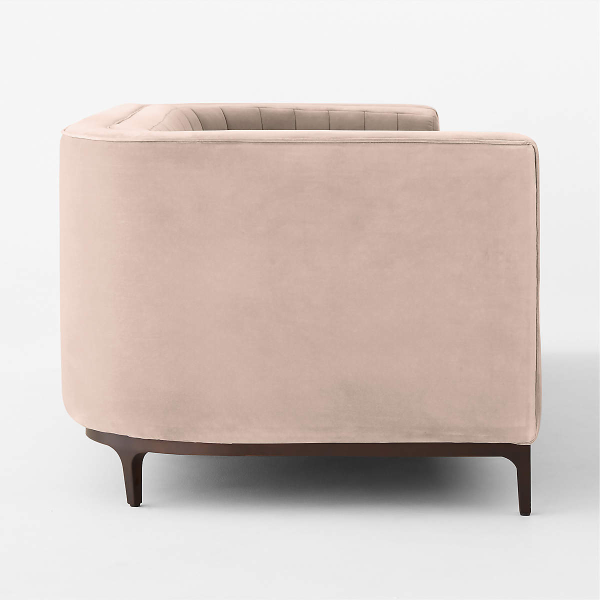 Modern channel tufted sofa with premium upholstery