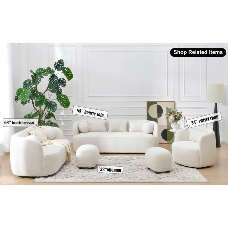 luxury cream loveseat for home décor
