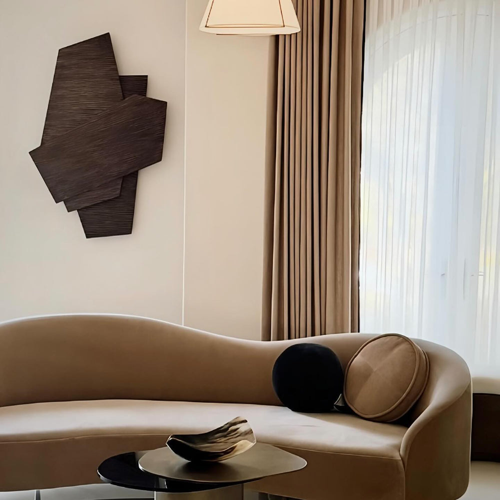 Handmade teak wood designer couch for luxury interiors