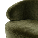 Modern luxury living room sofa with velvet upholstery
