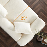 Contemporary sofa set with wooden base