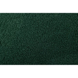 Modern curved lounge chair in premium bouclé fabric