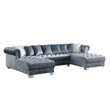 Modern sectional Chesterfield sofa for luxury living room