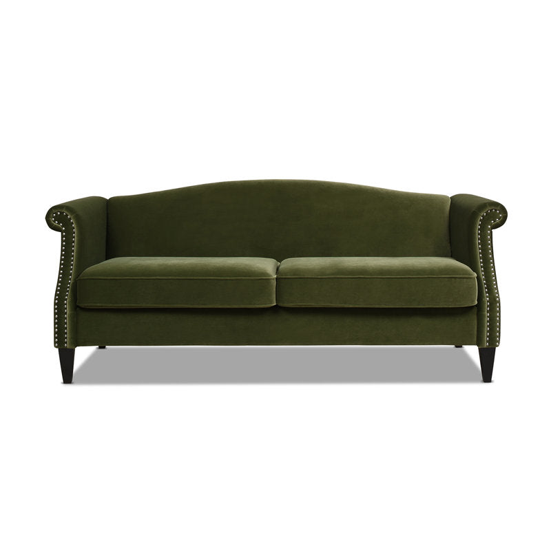 Premium teak wood curved sofa luxury furniture