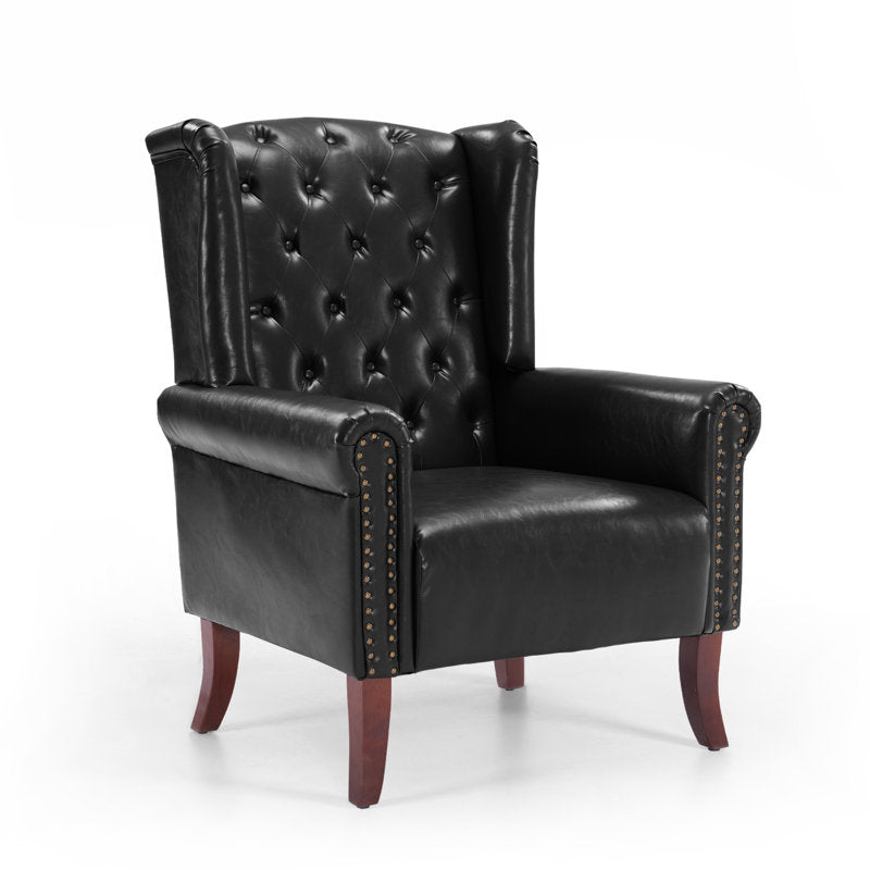 Chesterfield Tufted Armchair for Living Room