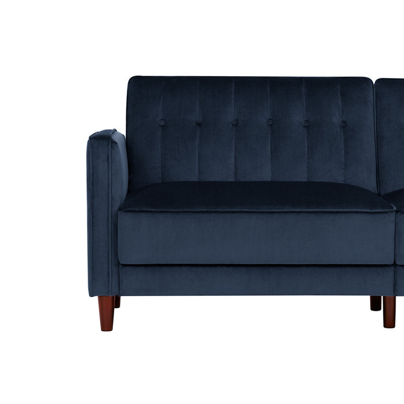Comfortable luxury velvet couch for home interiors