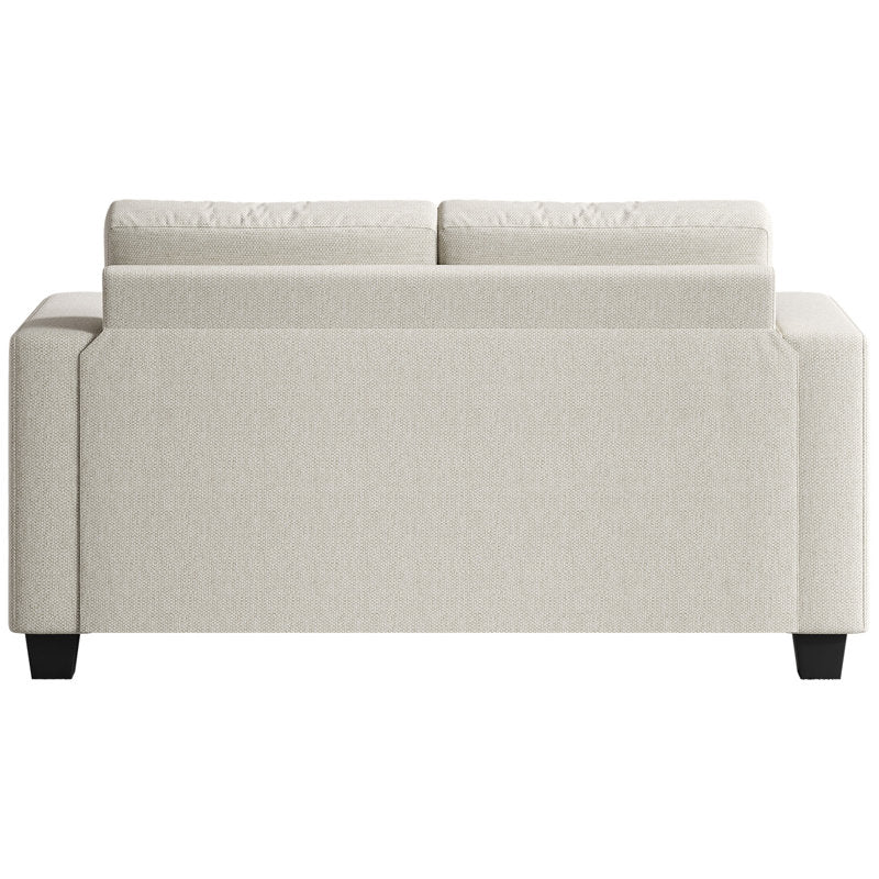 Modern minimalist teak sofa