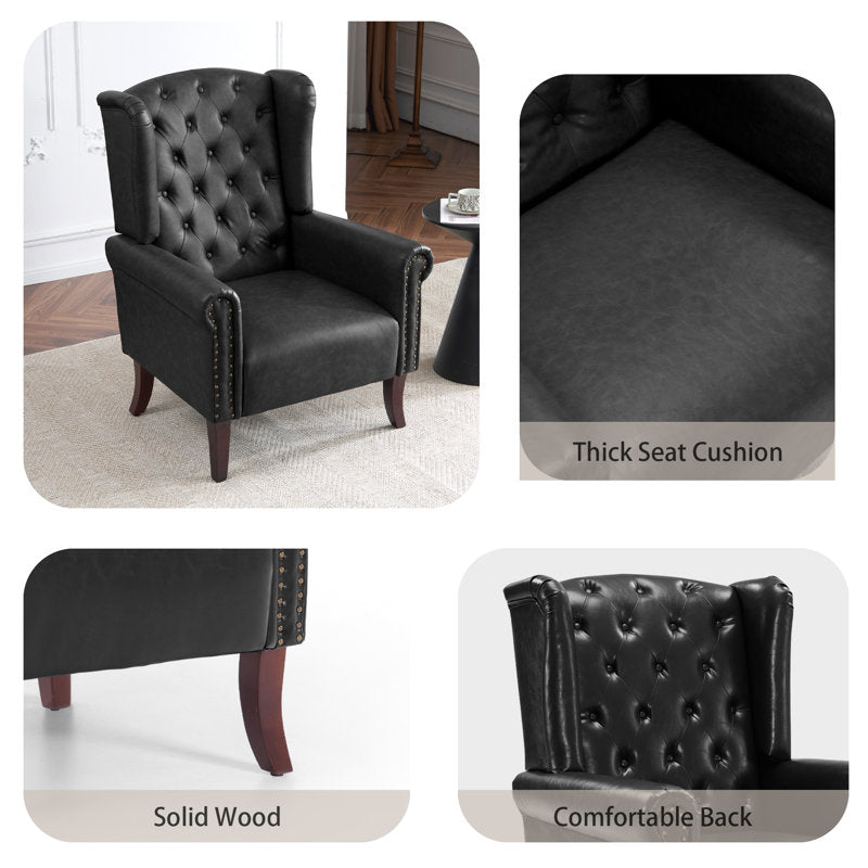Premium Living Room Accent Chair in Teak Wood