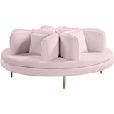 Premium Round Designer Sofa with Teak Wood Frame
