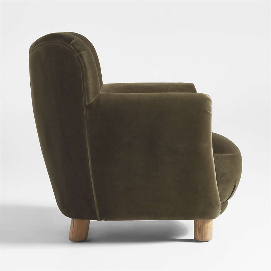 High-end upholstered teak wood lounge seating
