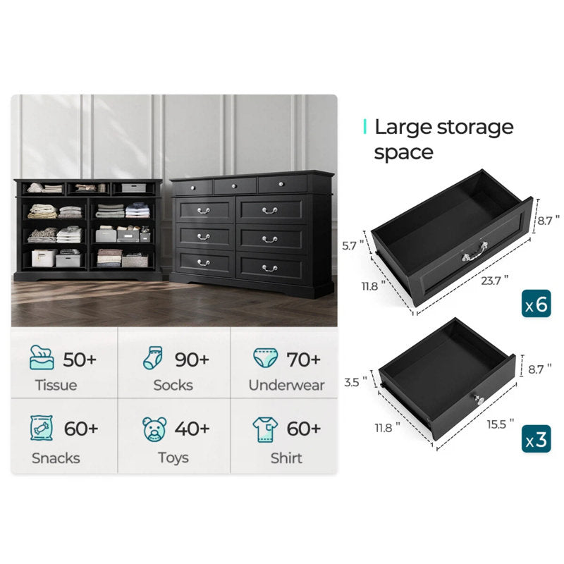 Modern storage cabinet for bedroom