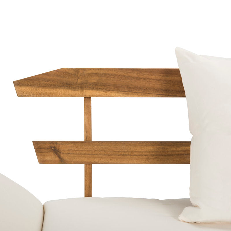 Handcrafted teak wood daybed