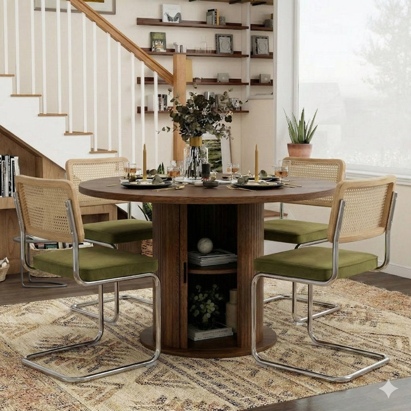 Elegant modern dining table set Sky Rise Decor