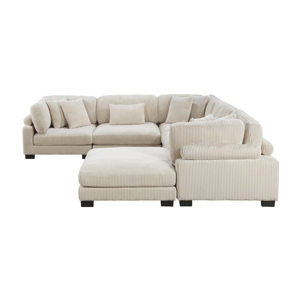Premium teak wood sofa set for home