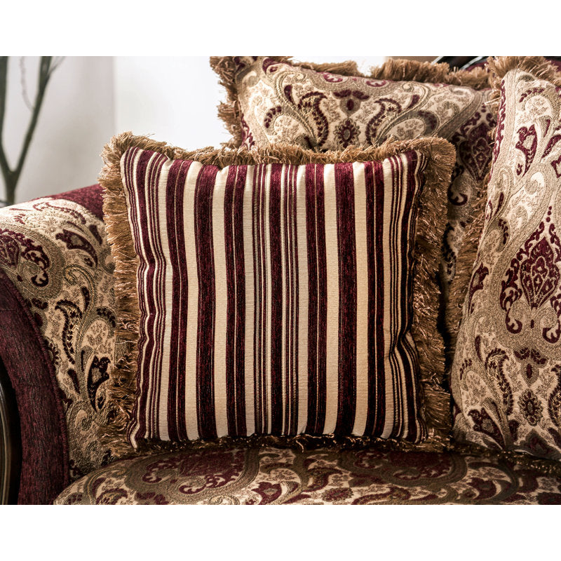Classic carved wooden sofa set for home décor