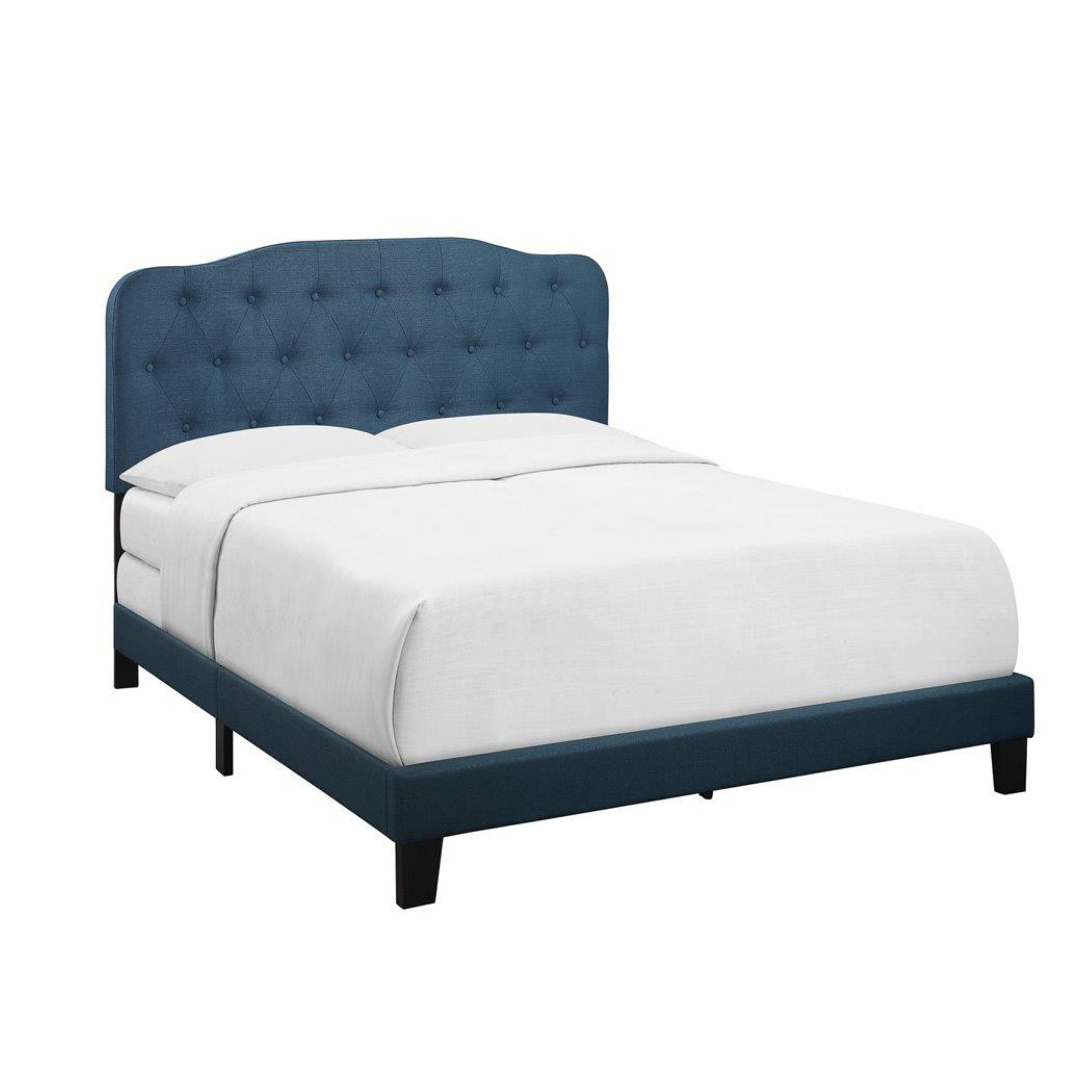 luxury upholstered bed frame modern style