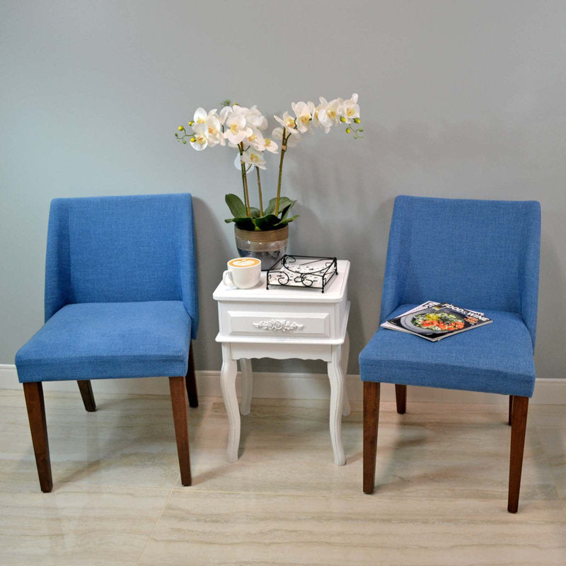 Decorative teak wood accent table for living room