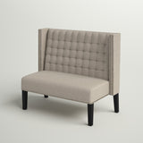 Luxury wingback loveseat chair for living room seating