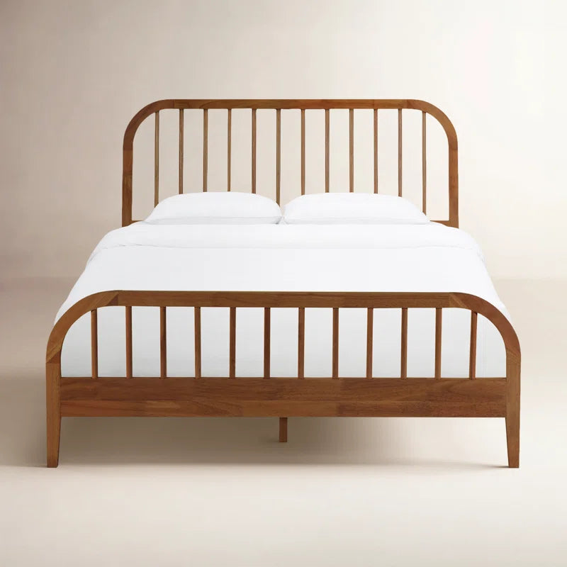 Minimalist bedroom furniture wooden bed frame