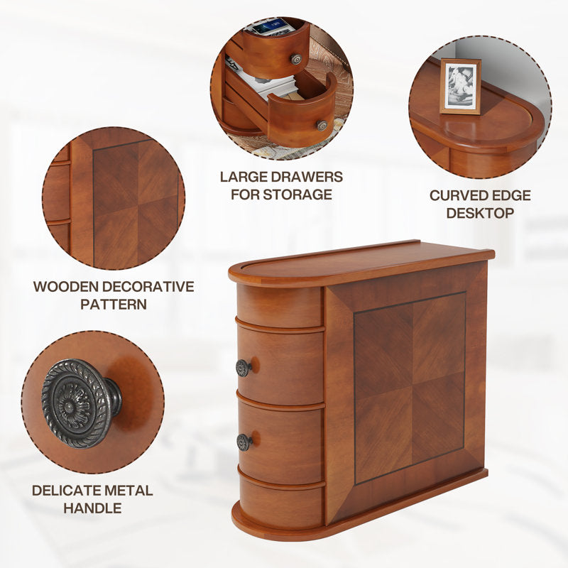 Elegant wooden storage cabinet for modern interiors
