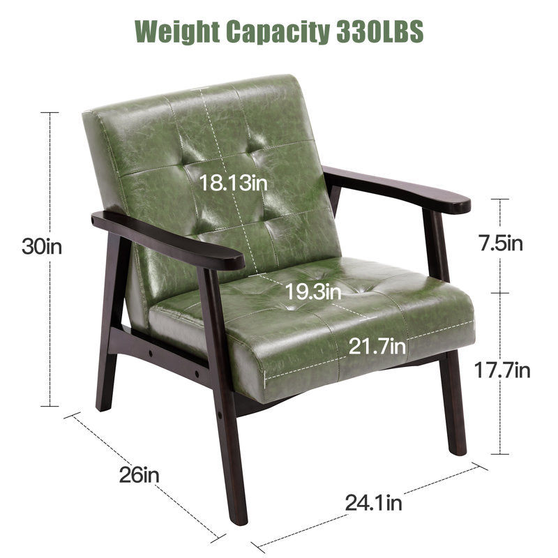 Premium handcrafted teak wood armchair