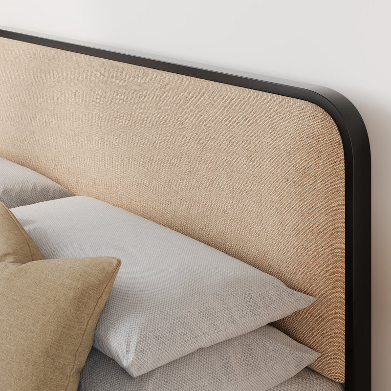 Elegant modern bedroom furniture teak bed