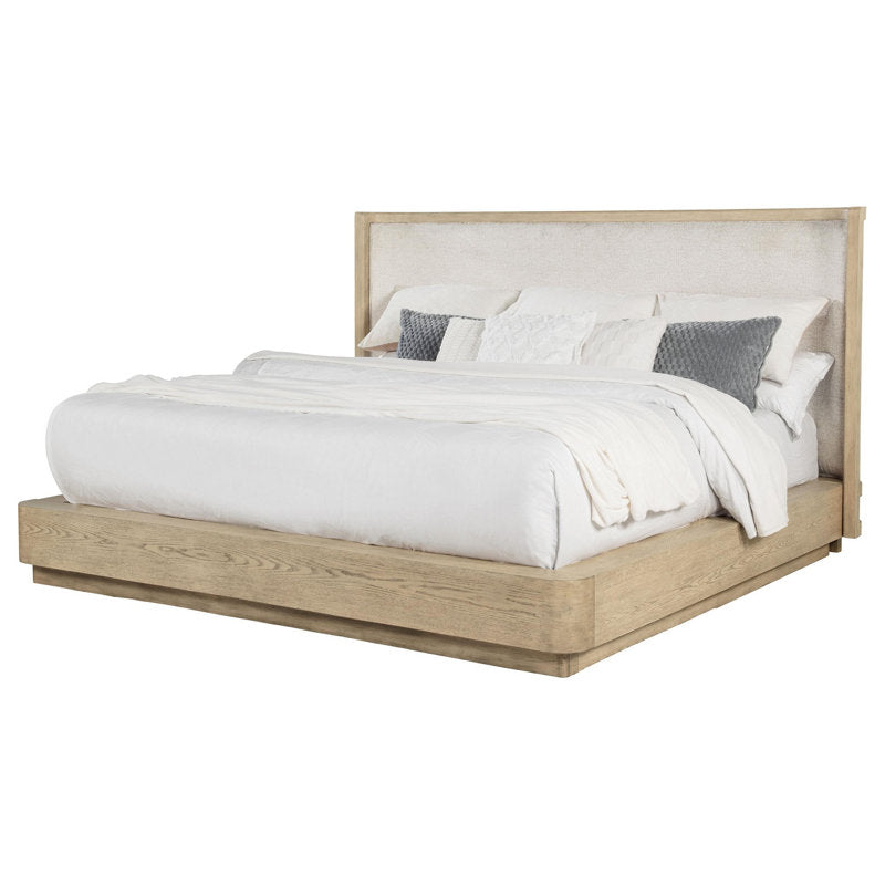 scandinavian style platform bed natural wood