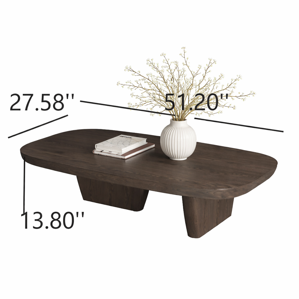 walnut finish center table living room
