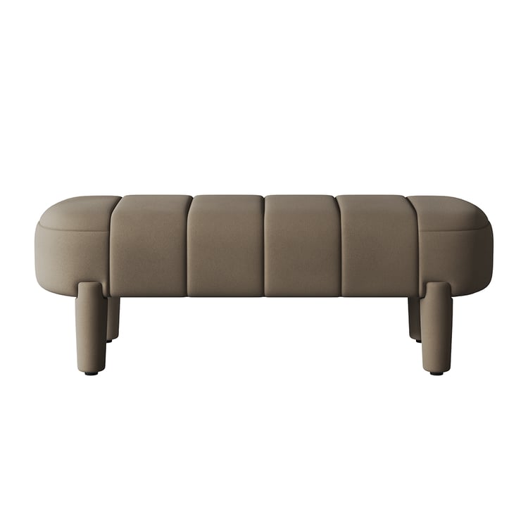 Contemporary upholstered bench for bedroom décor