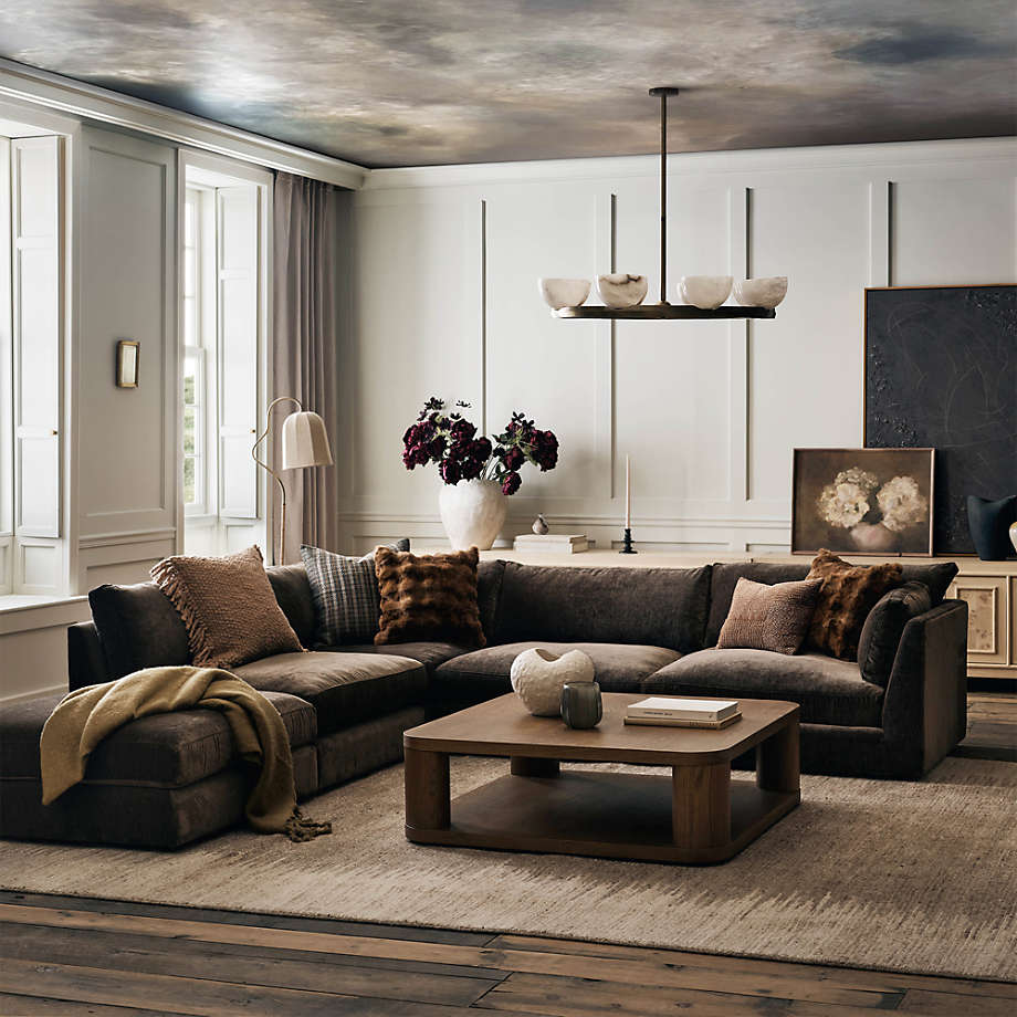 Elegant teak wood coffee table for home décor