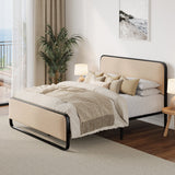 Premium designer king size upholstered bed
