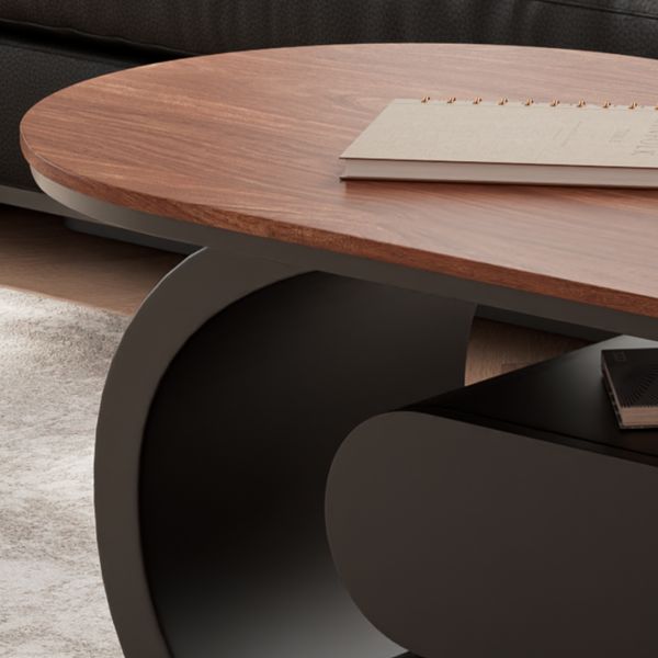 Contemporary coffee table with storage