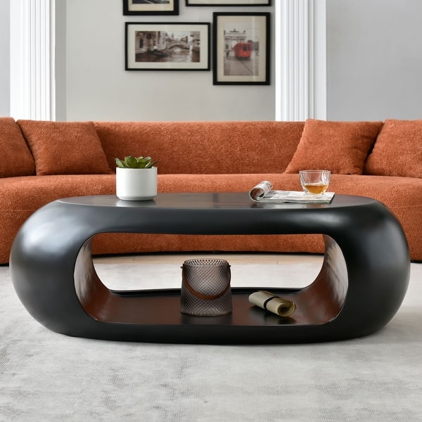 Designer oval coffee table for modern home interiors