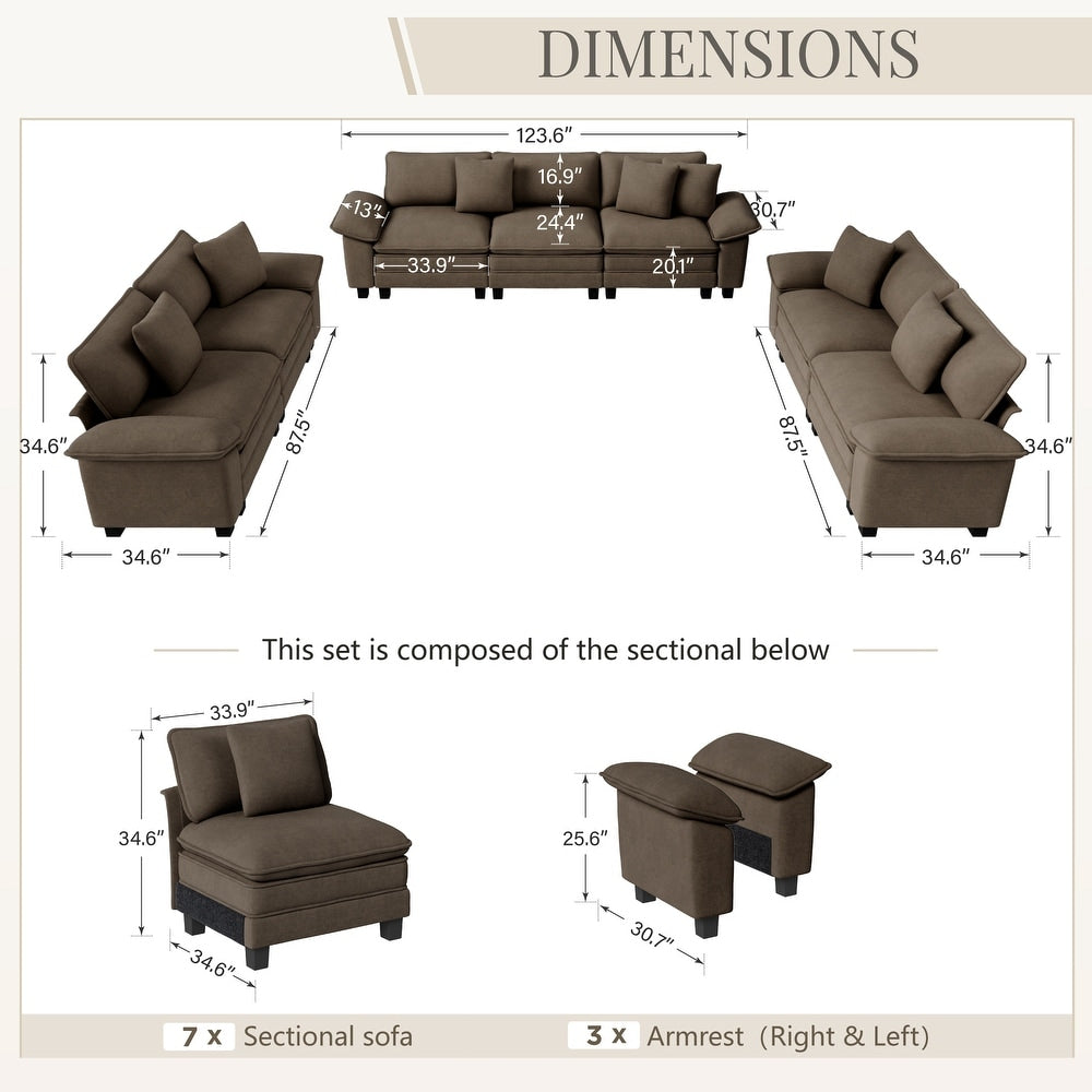 Premium wooden sofa set for luxury interiors