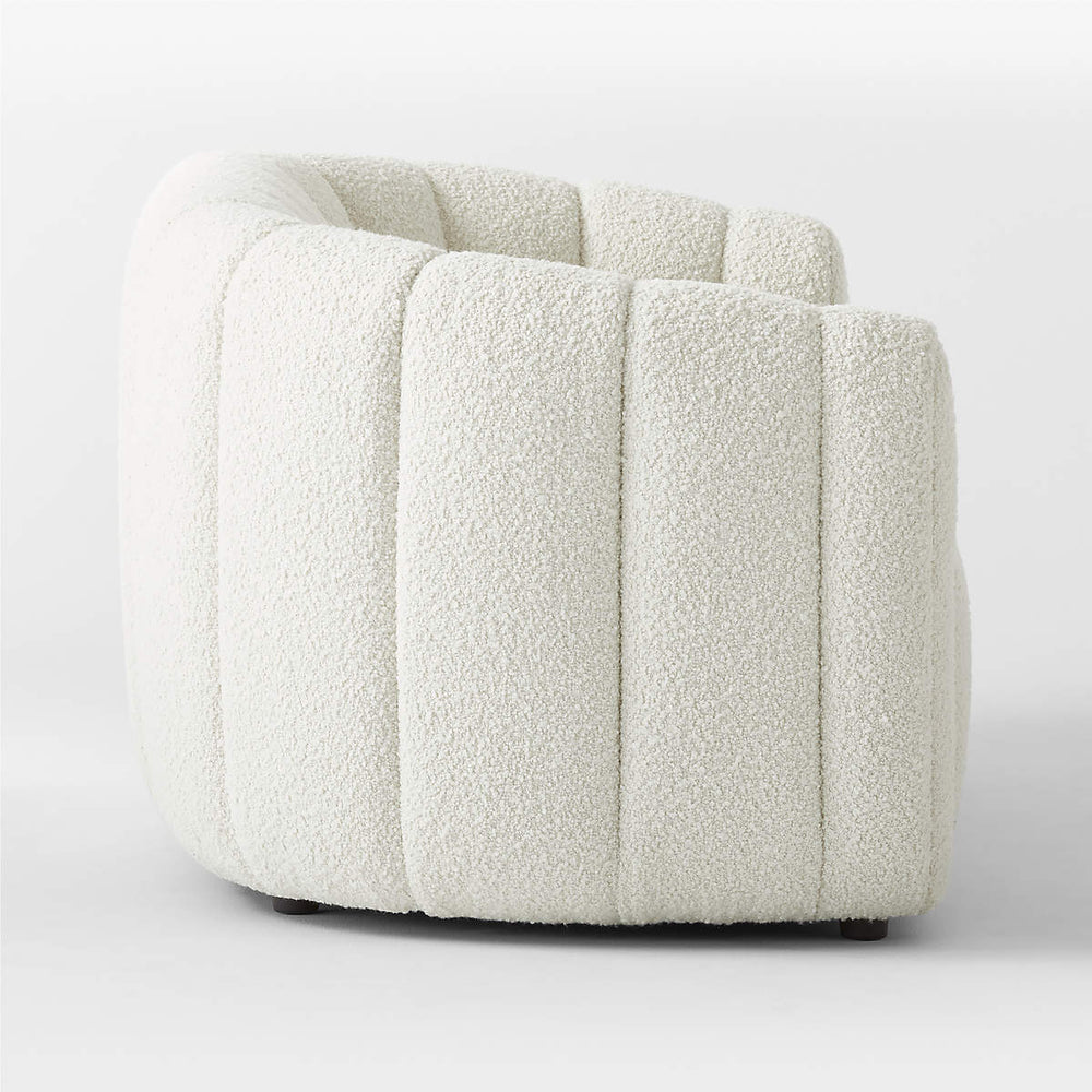 High-end bouclé fabric sofa for luxury interiors