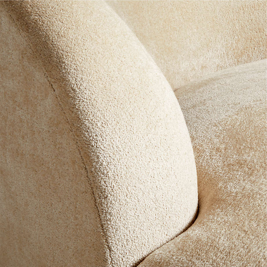 Comfortable upholstered chaise lounge with pillows
