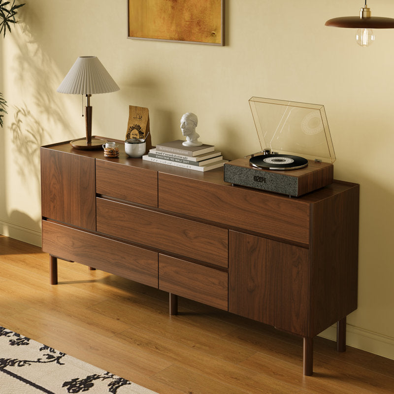 Decorative sideboard with storage compartments