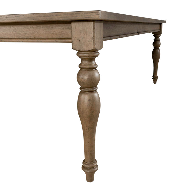 Stylish farmhouse dining set crafted from premium teak wood