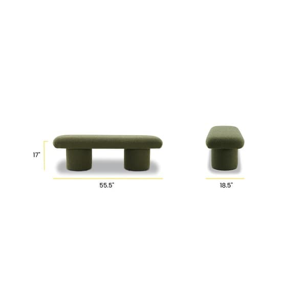 olive green textured bench furniture