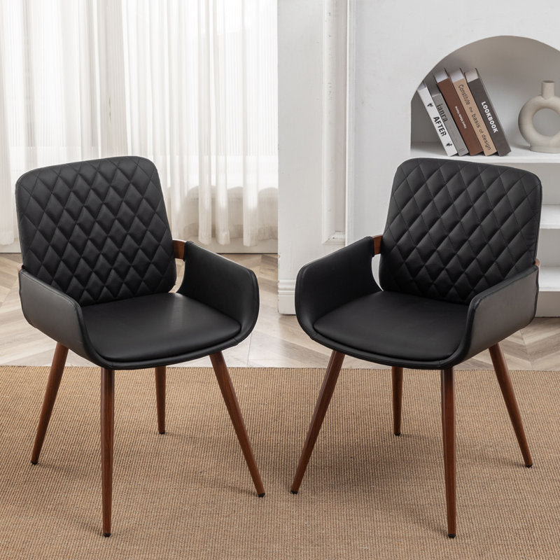 Premium teak wood upholstered chair
